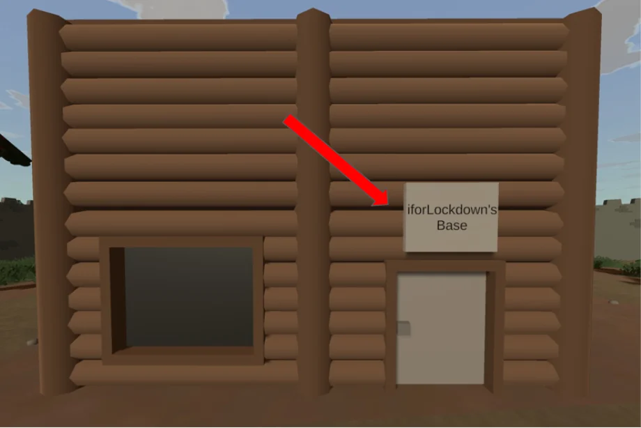 Example of a properly claimed single-player base, view 1